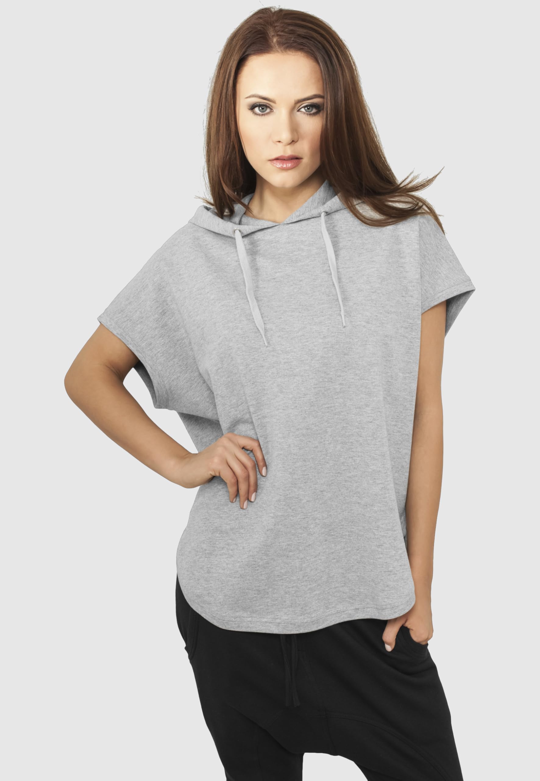 Urban Classics Damen Ladies Sleeveless Terry Hoody