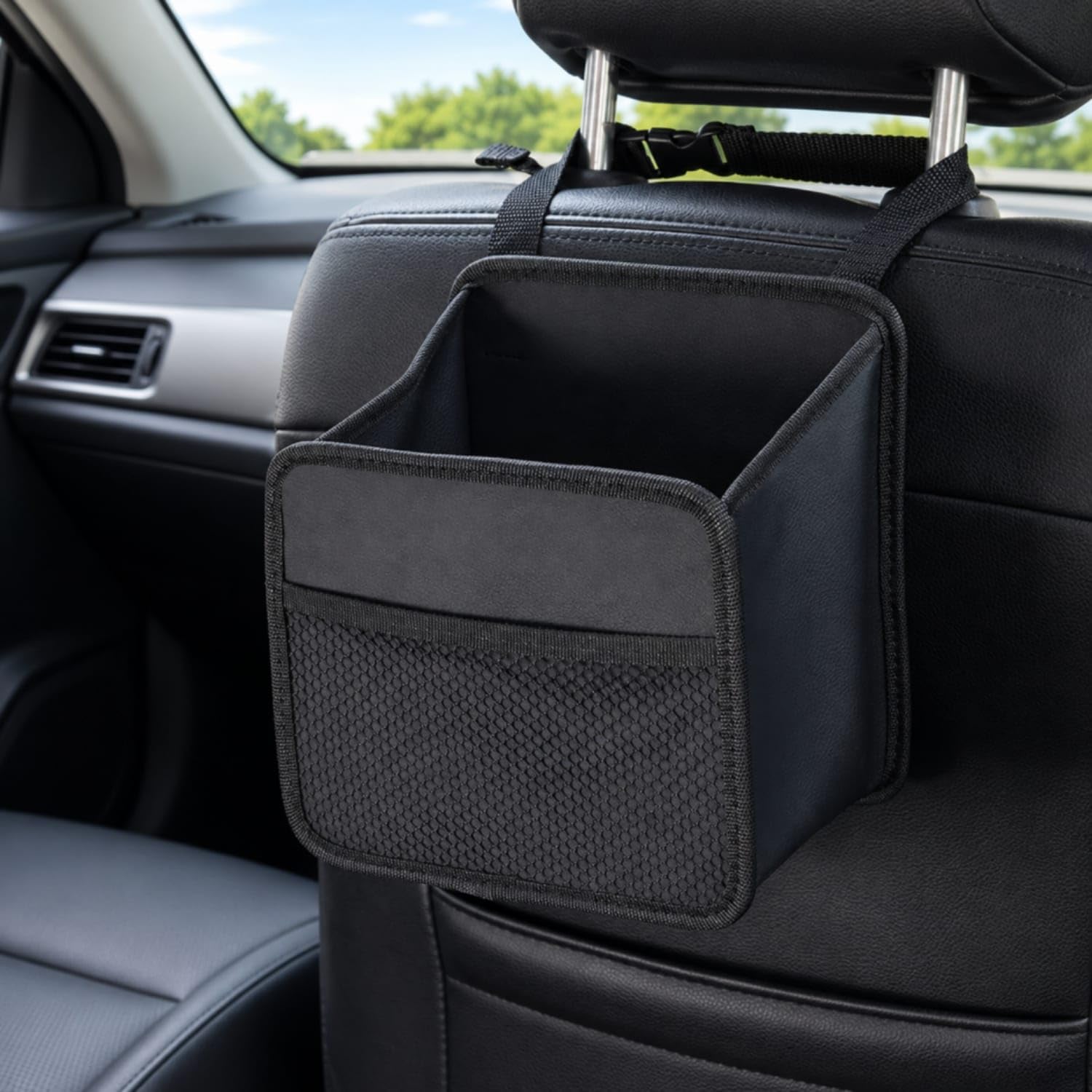Black Opencar-Top Storage Container Square Compact | Organization Shape Compact Black Square-image-32