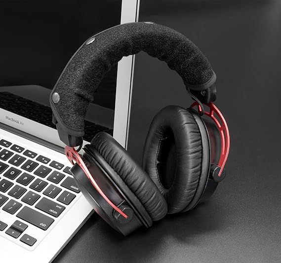 GVOEARS Premium Replacement Ear Pads for HyperX Cloud 1/2/3/Pro/Core/Alpha/Alpha S/Alpha Pro/Flight/Flight S/Stinger, CloudX Stinger Headphones and More, Soft Protein Leather, High Density