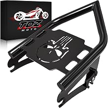 TDZ Black Detachable Luggage Rack for 2009-2025 Harley Touring Street Glide Road King Road Glide Electra Glide