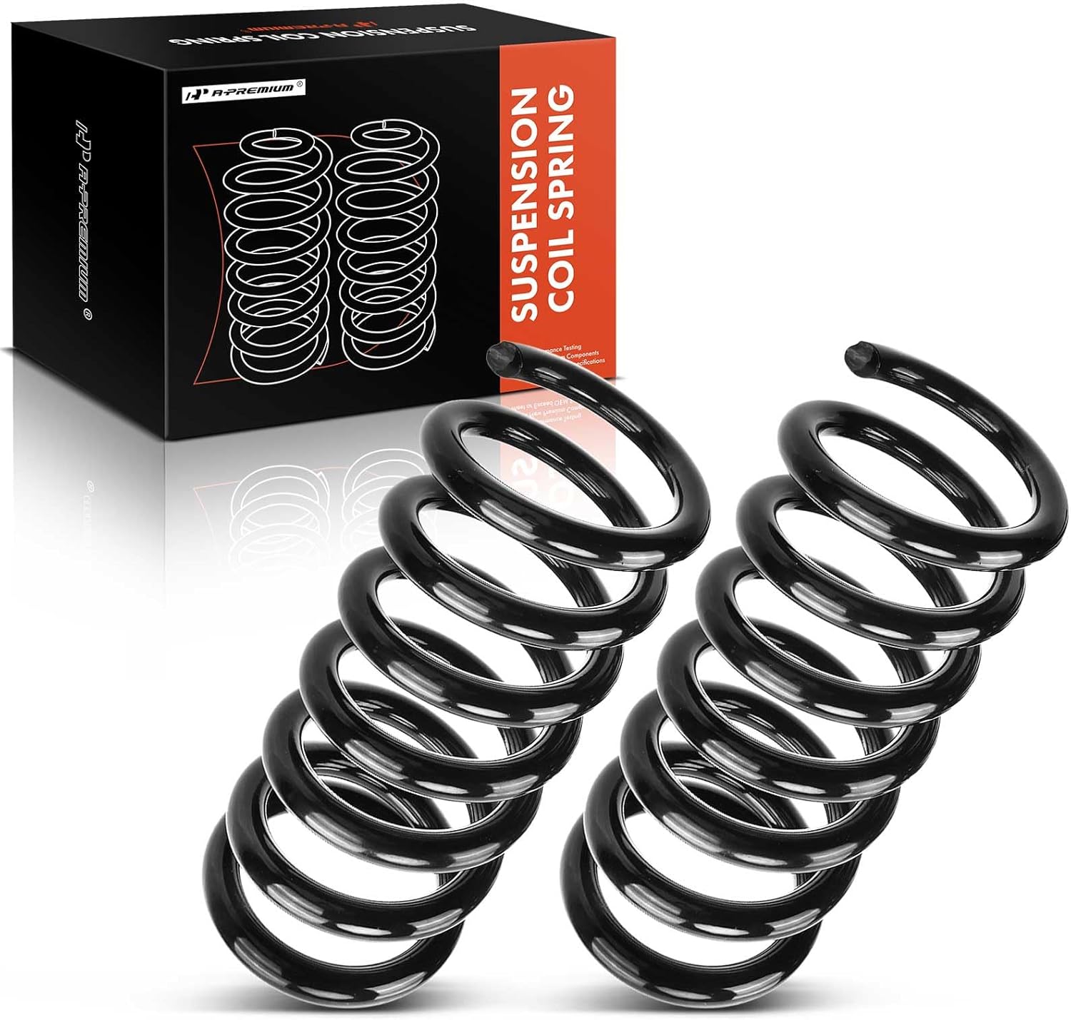 A-Premium Front Coil Springs Compatible with Nissan Pathfinder Armada 2004, Armada 2005-2015, Titan & Infinit QX56 5.6L, Driver and Passenger Side, 2-Pack, Replace# 540107S000, 540107S002