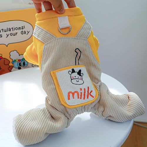 Miniatura 5 de Ropa de algodón para perro, traje de invierno cálido para gatos, chaqueta de cachorro, abrigo de forro polar cálido para mascotas, trajes de
