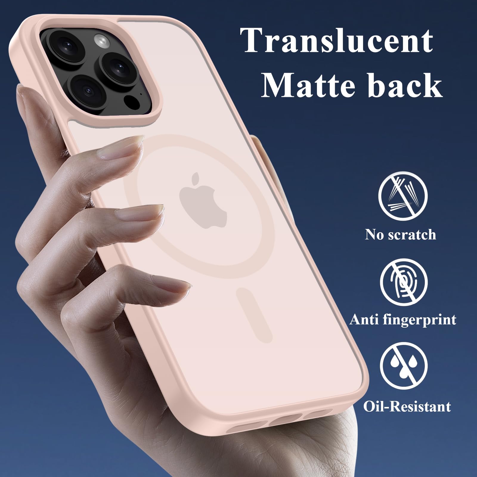 ORDA Custodia Magnetica MagSafe Per IPhone 14 Plus: Trasparente Opaca, Antiurto, Sottile, Verde - 2