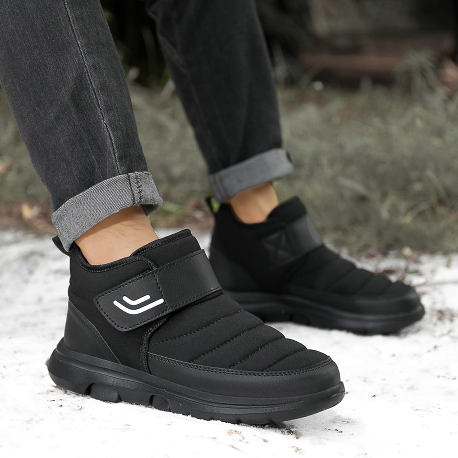 Scarpe Donna Invernali Eleganti 2026 Stivali da Neve Alti Caldi per Coppie Moda Invernale Uomo e più di Cotone Casual Ispessiti in Calde