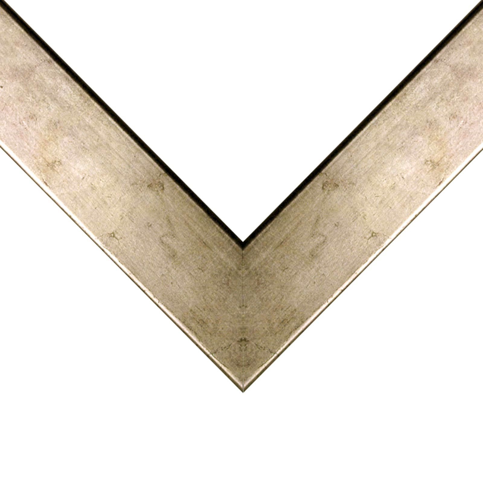 Neumann Bilderrahmen Objektrahmen DUBLIN, Trikotkarahmen, Collagerahmen, 3 cm tief, platin 100x100 cm