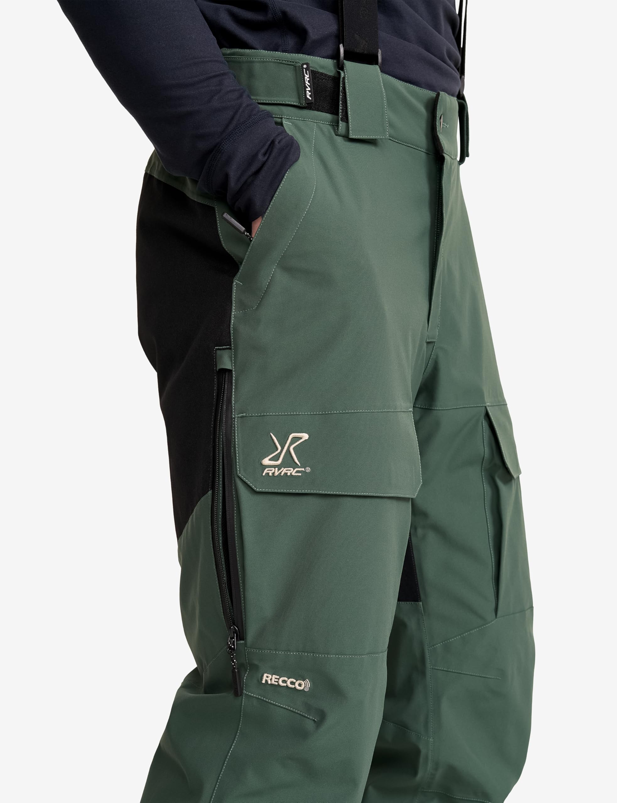 RevolutionRace AccXel Insulated 2L Ski Pants für Herren, Strapazierfähige und Warme Skihose mit Recco
