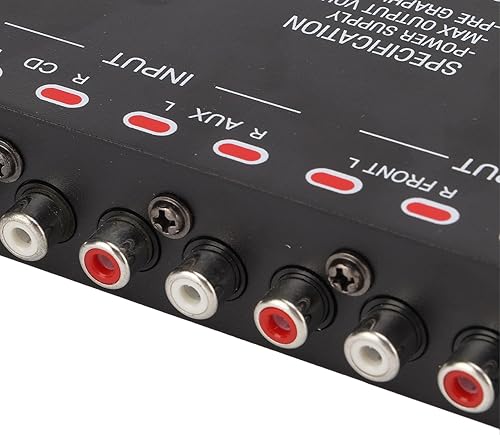 Miniatura 4 de Ecualizador gráfico de audio para automóvil, ecualizador gráfico de audio de coche de 7 bares, ecualizador de volumen de control para sistemas