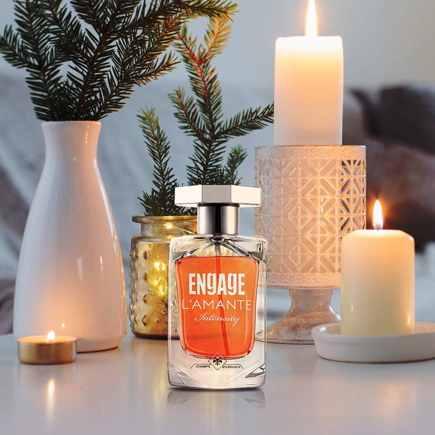 Engage L'amante Intensity Eau De Parfum for Women 100ml| Floral Woody| Long Lasting| Luxury EDP for Evening|Crafted by Expert |Perfume for Woman |Skin Friendly |No Paraben|No Silicones|Dermat-Tested 1