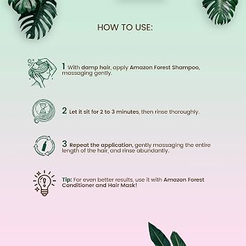 Brscience Amazon Forest Shampoo - Hydration, Shine, and Hair Renewal - 250ml