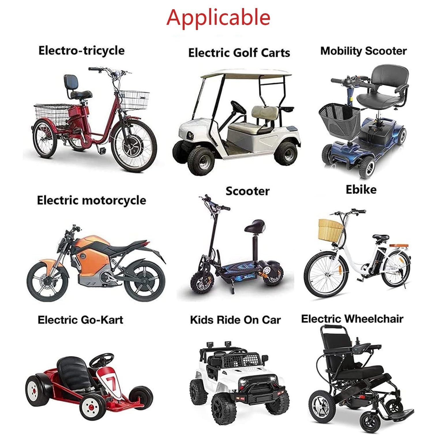 Batterie Lithium 48V 20Ah/25Ah pour vélo électrique 13S3P avec Protection BMS, pour Scooter électrique 200 W, 500 W, 1 000 W, avec Chargeur XT60 Plug,48V 20Ah