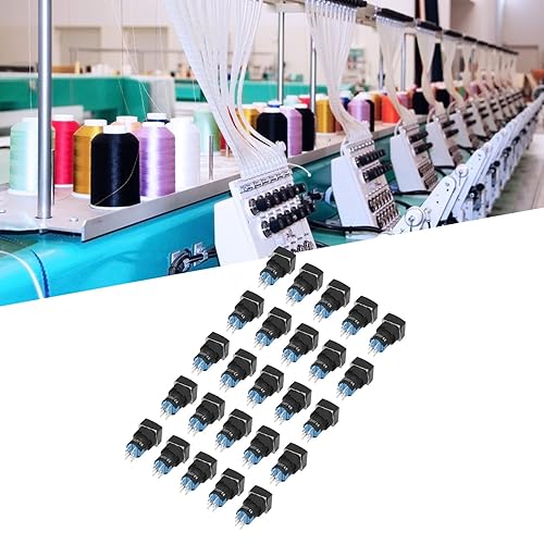 Miniatura 4 de Key Selector Switch, Square Compact 250V 3 Positions Rotary Switches 25Pcs for Light Industry for Machine Tools for Textiles