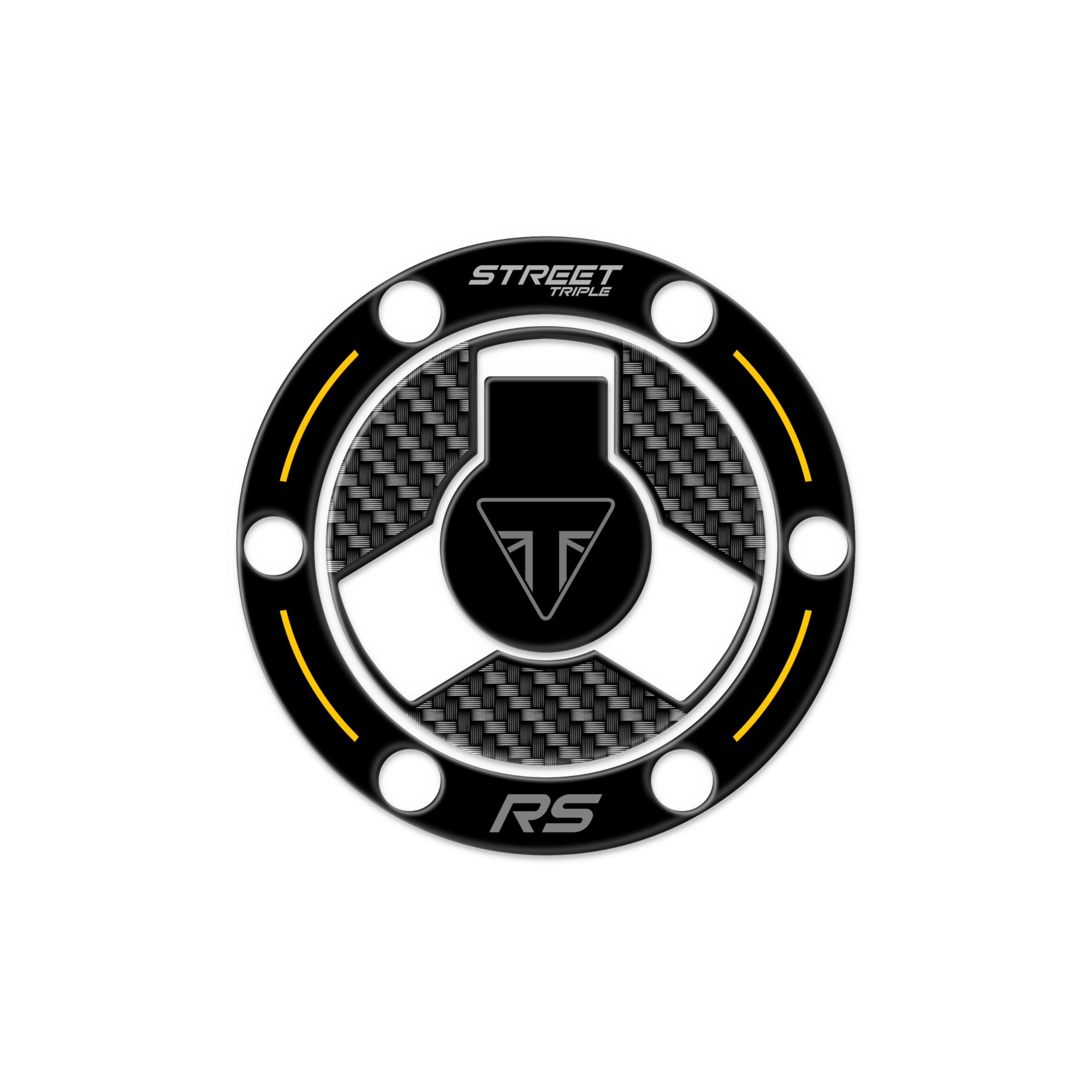 Protection bouchon essence résine 3D anti-rayures Street TRIPLE 765 RS 2024
