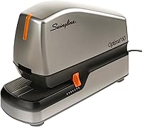 Vista 11 de Swingline Engrapadora eléctrica, capacidad para 20 hojas, Optima 20, sin atascos, automática o manual, enchufe o batería, plata (48208)