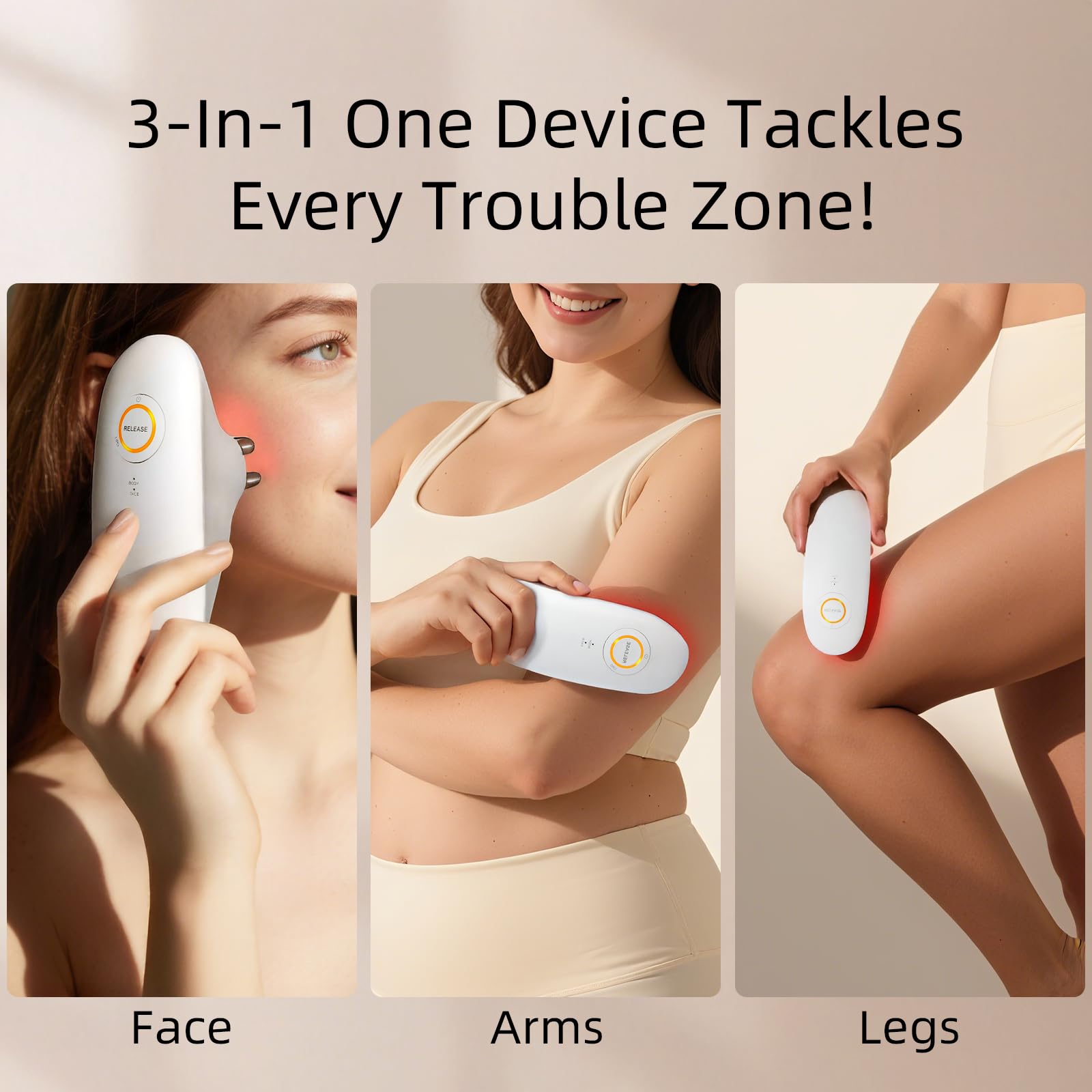 3イン1美容機器 3 IN 1 SLIMMING MACHINE（ハンドルのみ） Amazon.com: Aimmbiuty Original 3-in-1 Body Sculpting Machine, 3
