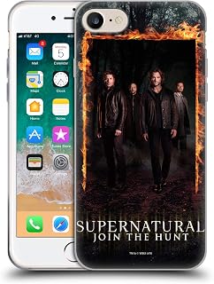 Head Case Designs Officially Licensed Supernatural Sam, Dean, Castiel & Crowley Key Art Soft Gel Case Compatible with Apple iPhone 7/8 / SE 2020 & 2022