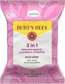 Burt's Bees Toallas faciales de agua de rosas...