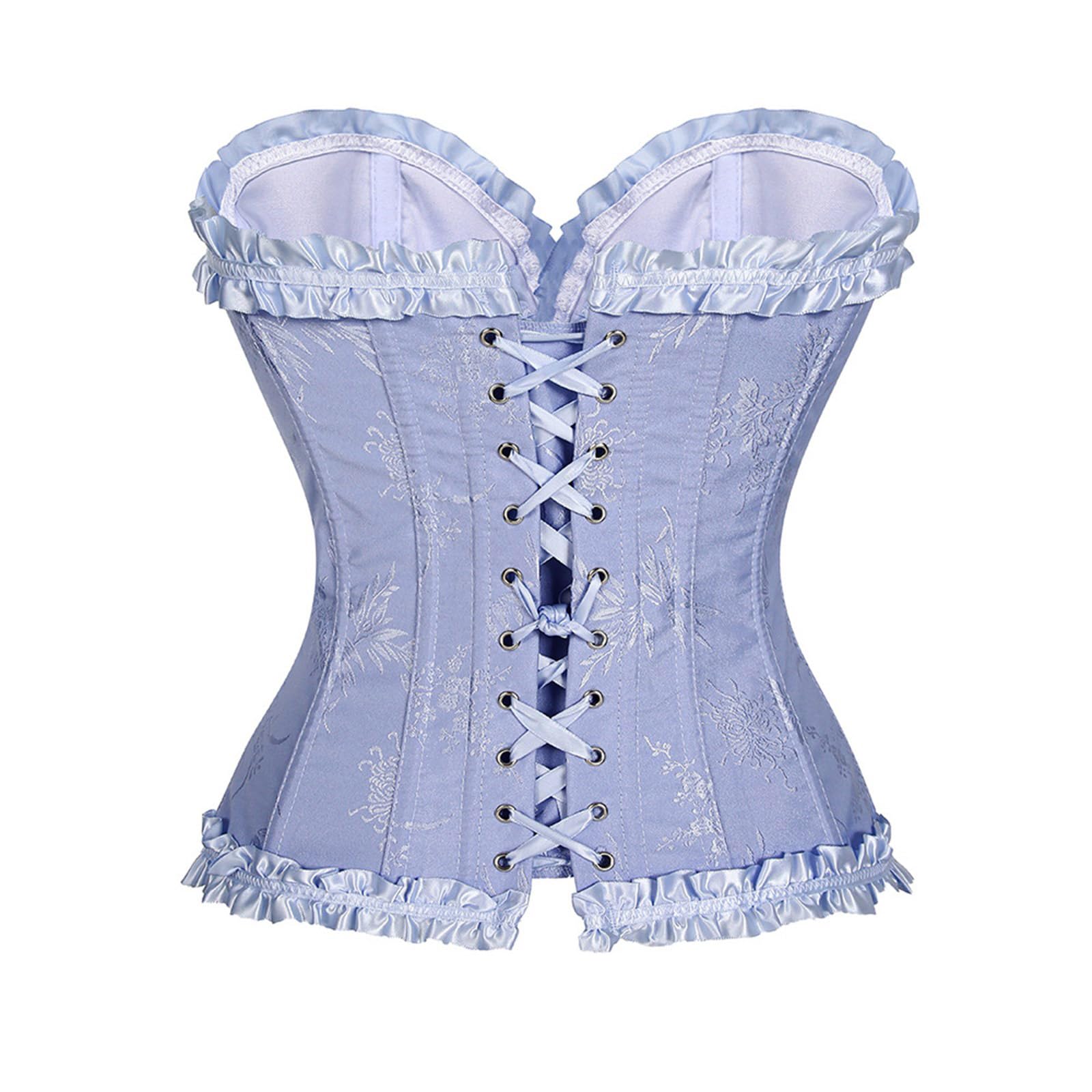 Corsetto sottoseno in pizzo femminile regolabile in morbido poliestere per curve definizione corsetto confortevole per tutti i giorni