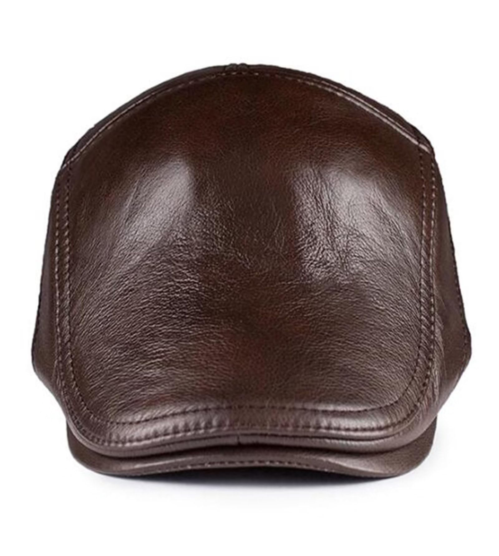Męska czapka gazeciarza z płaskim daszkiem, czapka taksówkarza, skórzany beret Gatsby, czapka Ivy League Irish, rozmiar S-XXL
