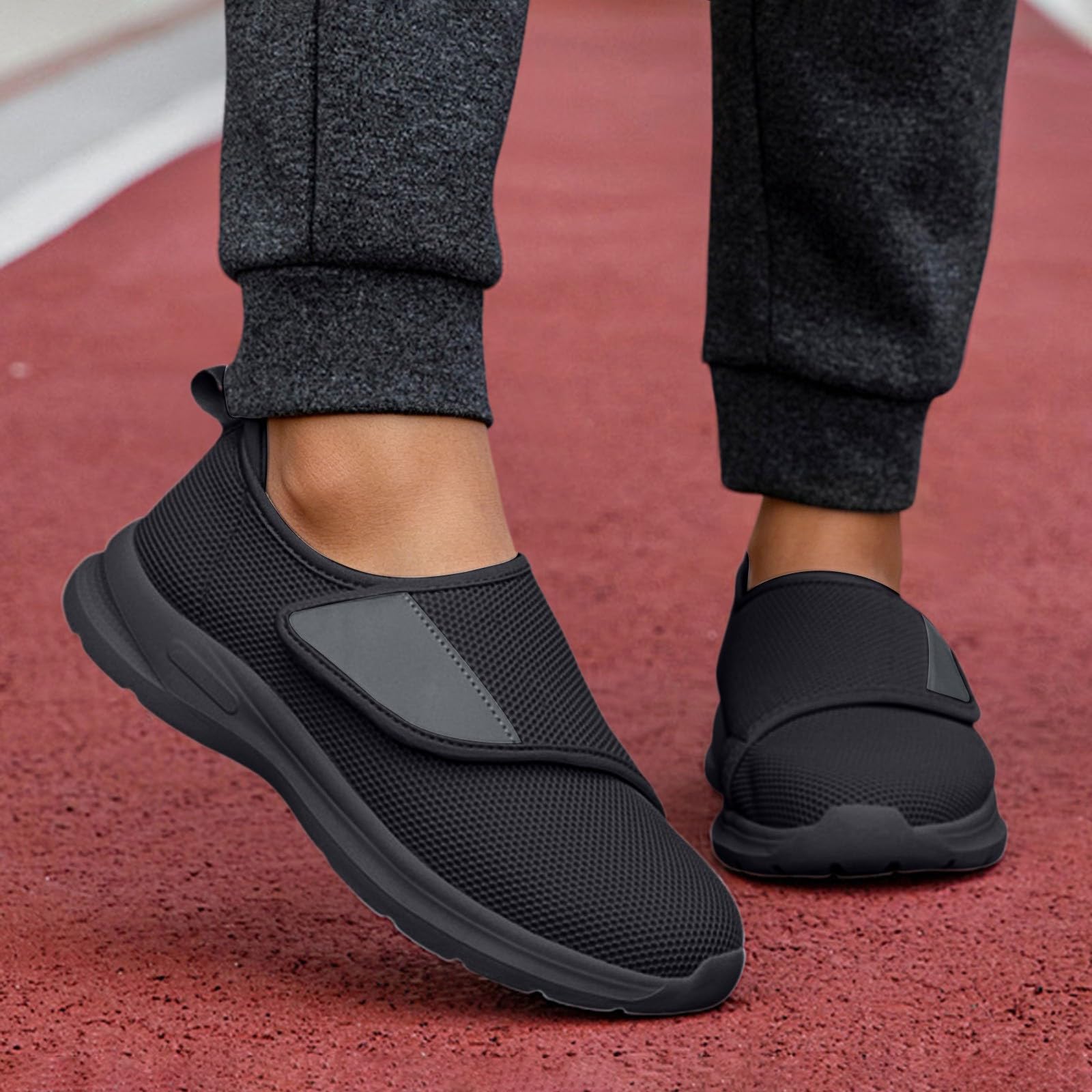 Scarpe da ginnastica da donna regolabili con chiusura a tocco, vestibilità