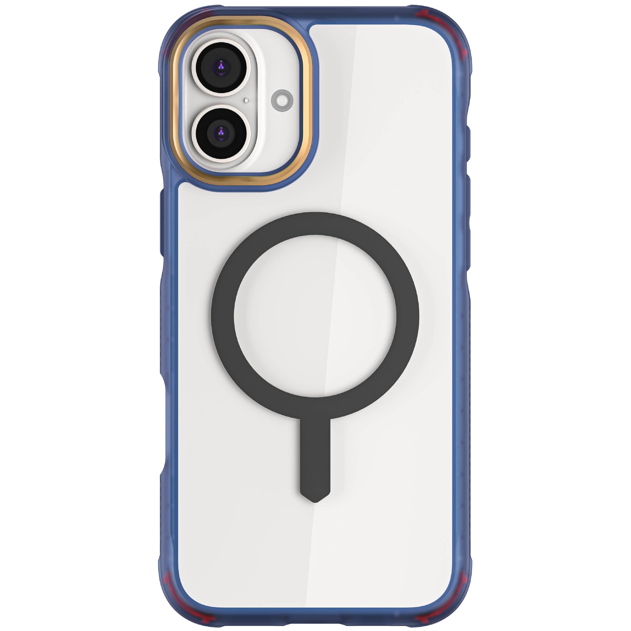 Ghostek Covert - Funda Transparente para iPhone 16 Plus, Compatible con Accesorios MagSafe, Silicona a Prueba de Golpes, Funda Minimalista para teléfono (6.7 Pulgadas, Azul)