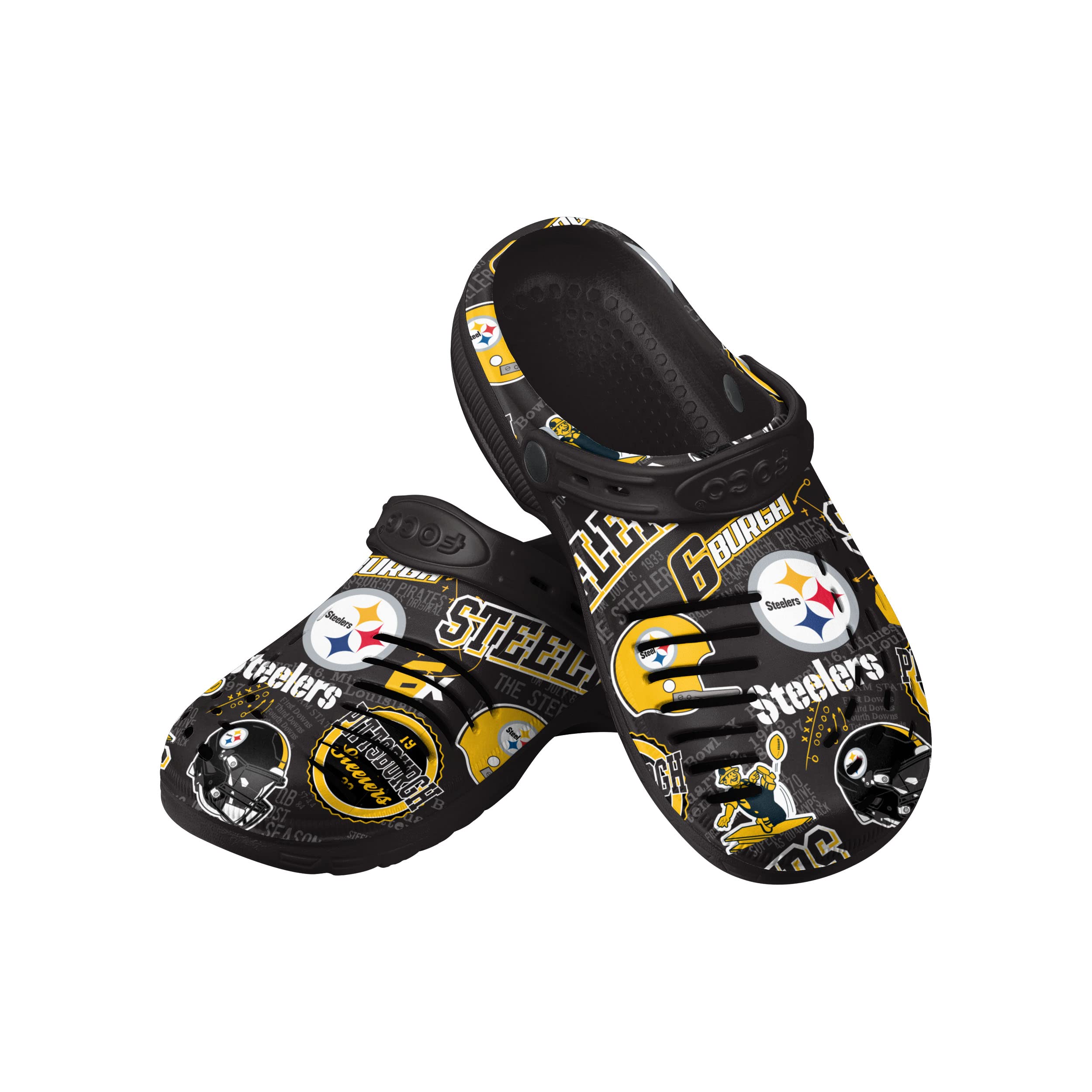 FOCO Arizona Cardinals NFL Mens Historic Print Clog with Strap