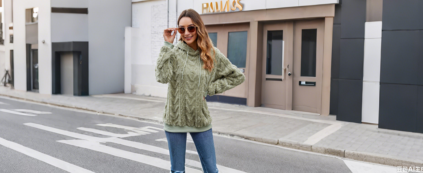 Felpa Donna Pile Invernale Caldo Felpe senza Cappuccio Maglione Donna Elegante Pullover Casual Oversize Maglioni con Pile Comoda Tops Girocollo Classico Hoodie Fleece Morbida Sweatshirt Termico