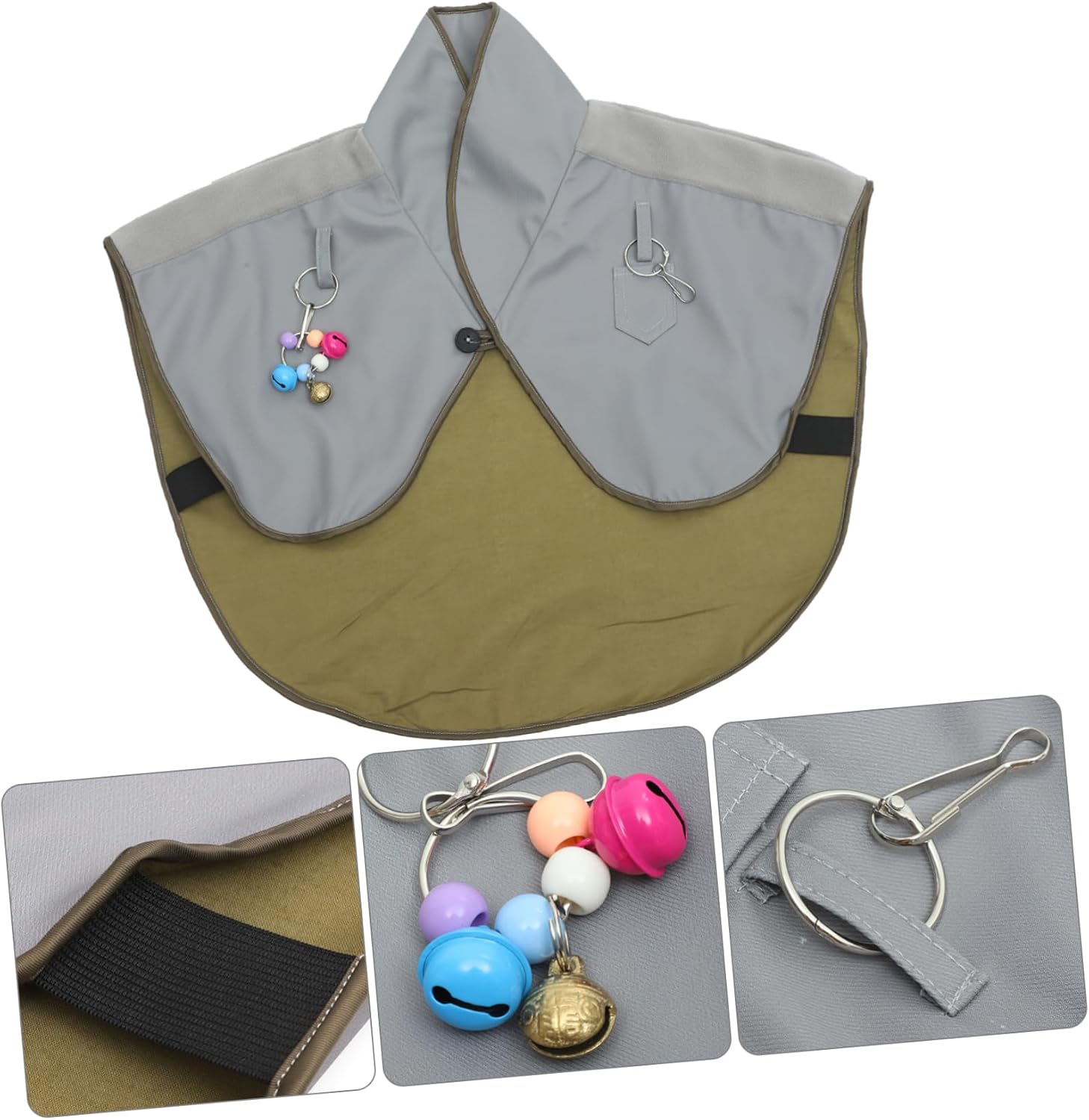 Mikikit Bird Shoulder Pad Reusable Scratch Protector for Parrots Bird Training Shawl Multi Functional Wear Resistant Design for Pet Owners and Trainers