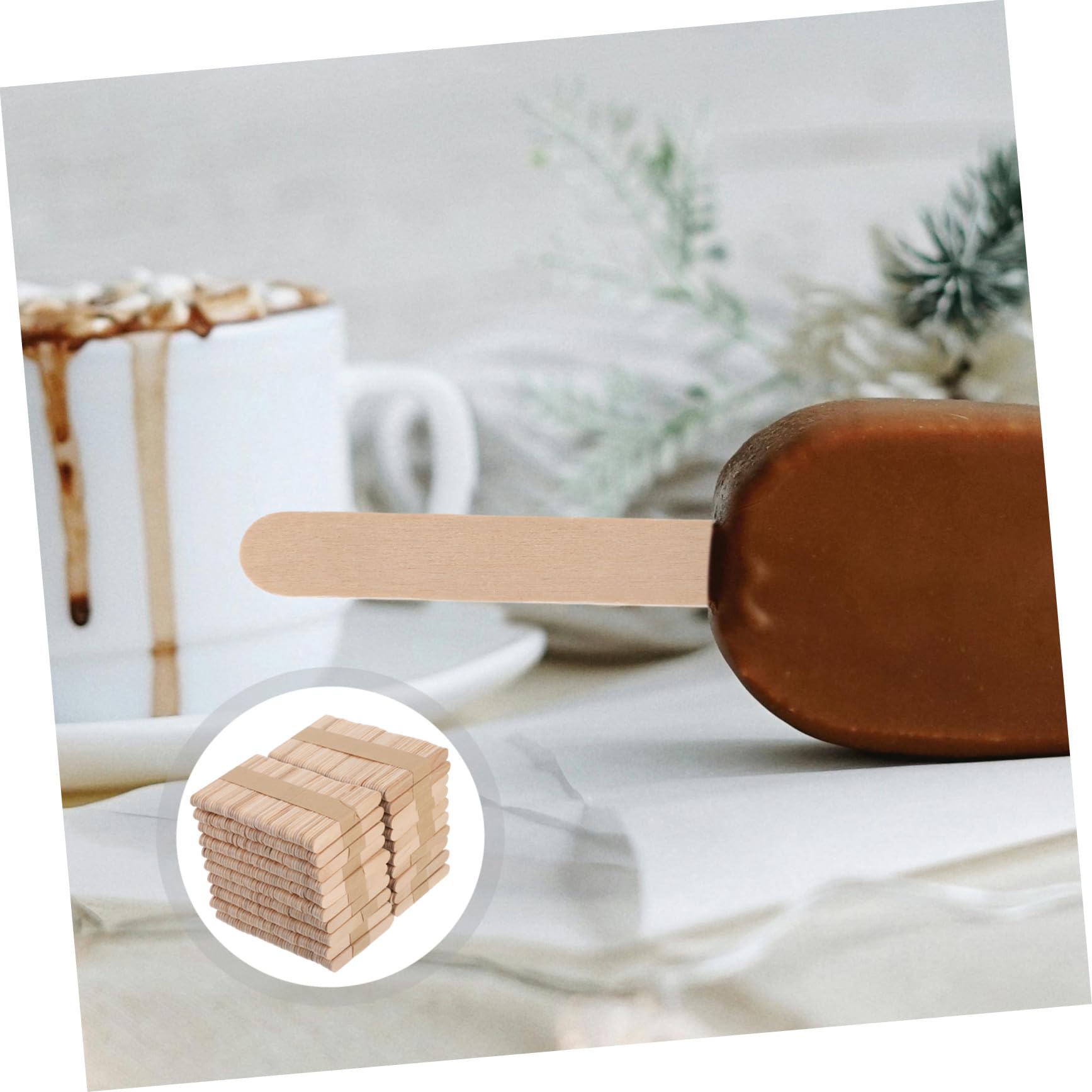 Palitos de Artesanía Pequeños de Madera para Niños 1000 Piezas | Manualidades y Construcción de Modelos, Acabado Natural, Fáciles de Decorar, Uso Multifuncional