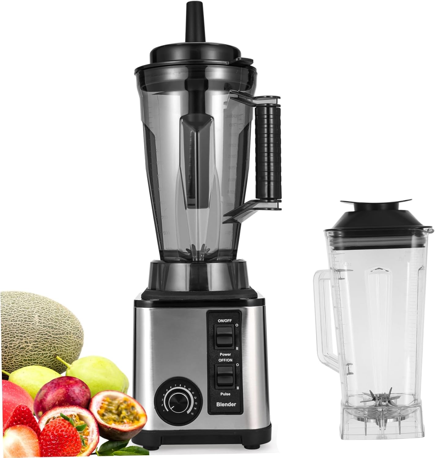 Plastic Cup for Commercial Food Processor Mixing Cups Food Processor Jug Smoothie Pitcher