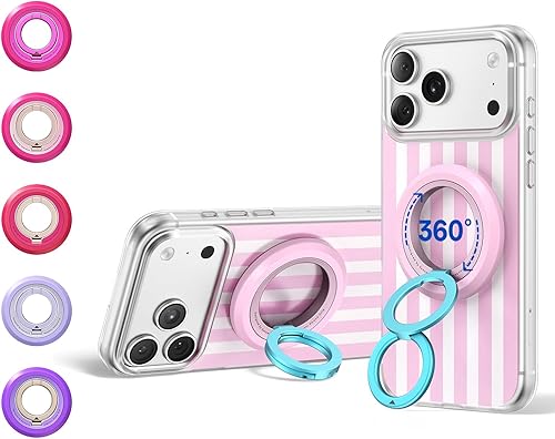 Miniatura 25 de SYNCWIRE para MagSafe Agarre para Teléfono, Rotación 360° Agarre Magnético para Teléfono Celular Soporte de Anillo Magnético Atril Soporte de Anillo