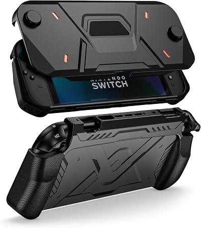 ProCase Protective Case for Nintendo Switch 2 (2025 Model), TPU Front Cover + Soft Back Shell with Ergonomic Grip for New 7.9 Inch Nintendo Switch 2 2025 Release -Black