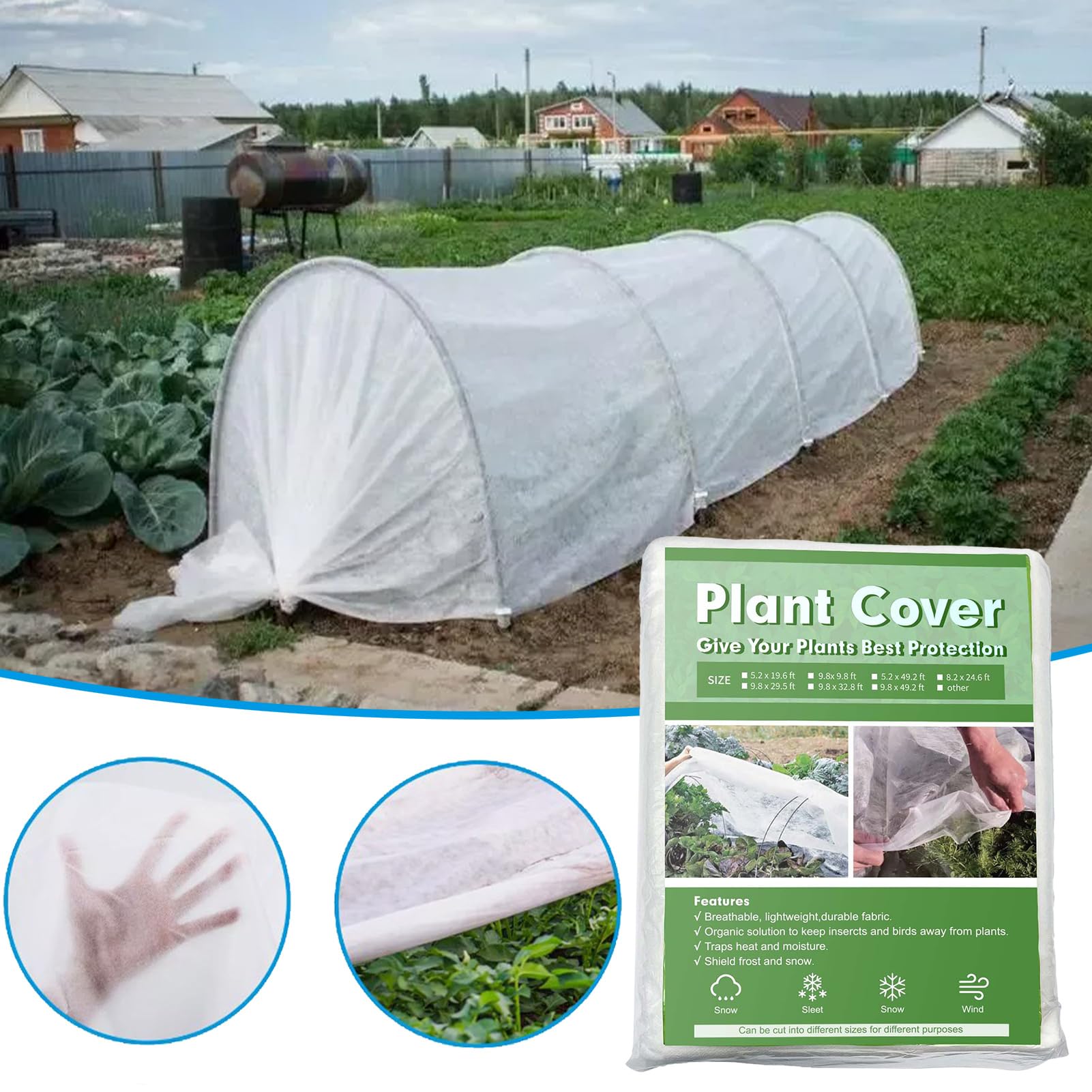 Coperture Invernali Per Piante 3 Metri X 10 Metri Telo Antigelo