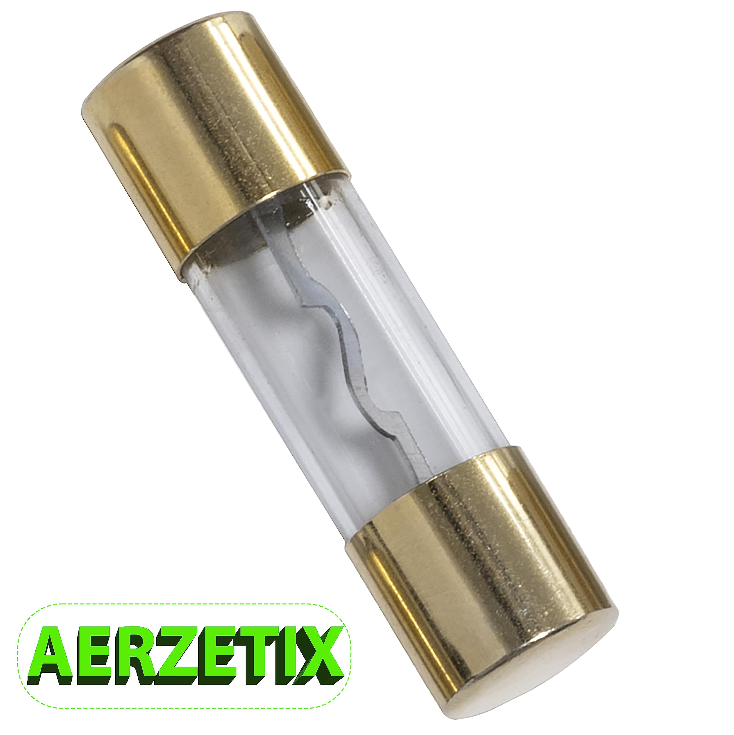 AERZETIX - C66264 - Juego de 5 fusibles AGU 30A de vidrio Ø10.3х38mm - coche vehículo automóvil mecánica sistema eléctrico sonido amplificador subwoofer