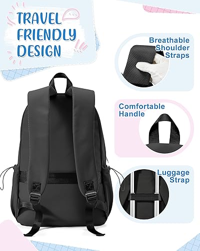 Miniatura 6 de Mochila escolar para adolescentes y niñas, mochila escolar para escuela secundaria, mochila para estudiantes intermedios, mochila universitaria,