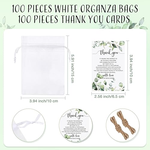 Miniatura 10 de Dandat 50 juegos de recuerdos de boda para invitados a granel, 50 abridor de botellas de cerveza, abrebotellas de madera, tarjetas de agradecimiento