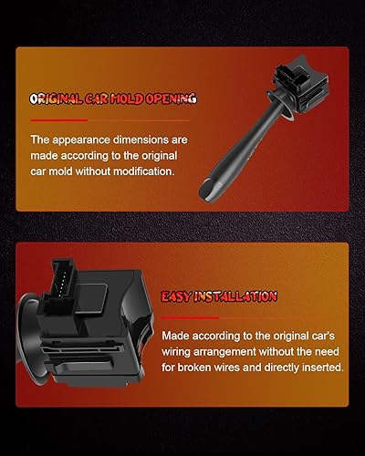Miniatura 3 de Interruptor de señal de giro de repuesto para Chevrolet Cobalt 2007-2009 para Chevrolet Equinox 2007-2010 para Pontiac G5 2005-2006 para Pontiac
