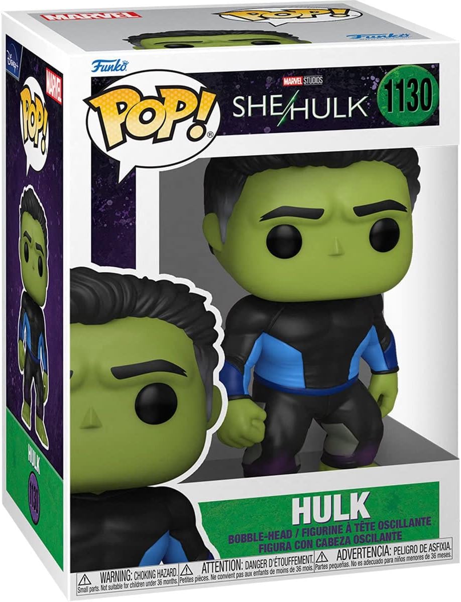 POP Marvel: [She Hulk] Attorney at Law - Smart Hulk Funko Vinyl Figure (Bundled with Compatible Box Protector Case), Multicolor, 3.75 inches image 2