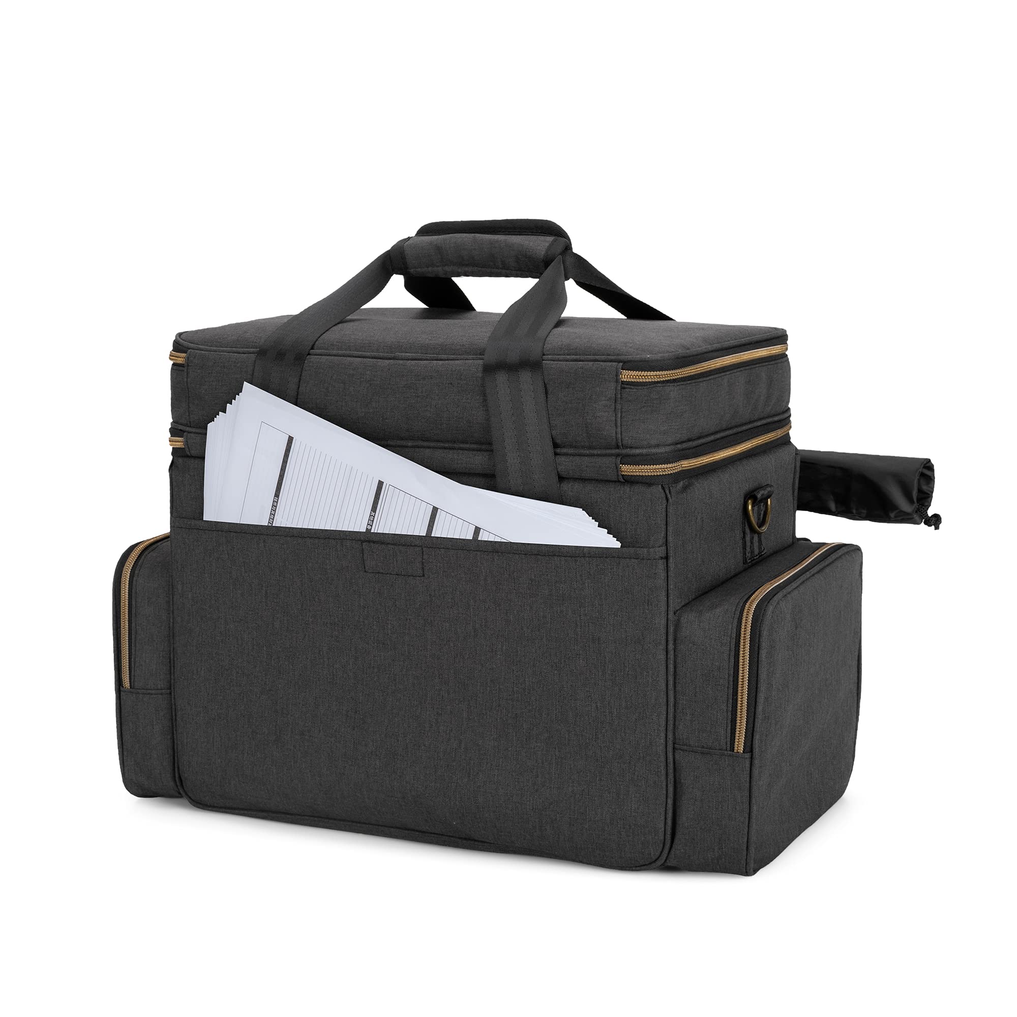 Trunab Bolsa para DND RPG Adventurer's Travel, Bolsa Gran Capacidad Compatible con Battle Mat de Dungeons and Dragons, Compatible con Handbooks, Libros de Reglas