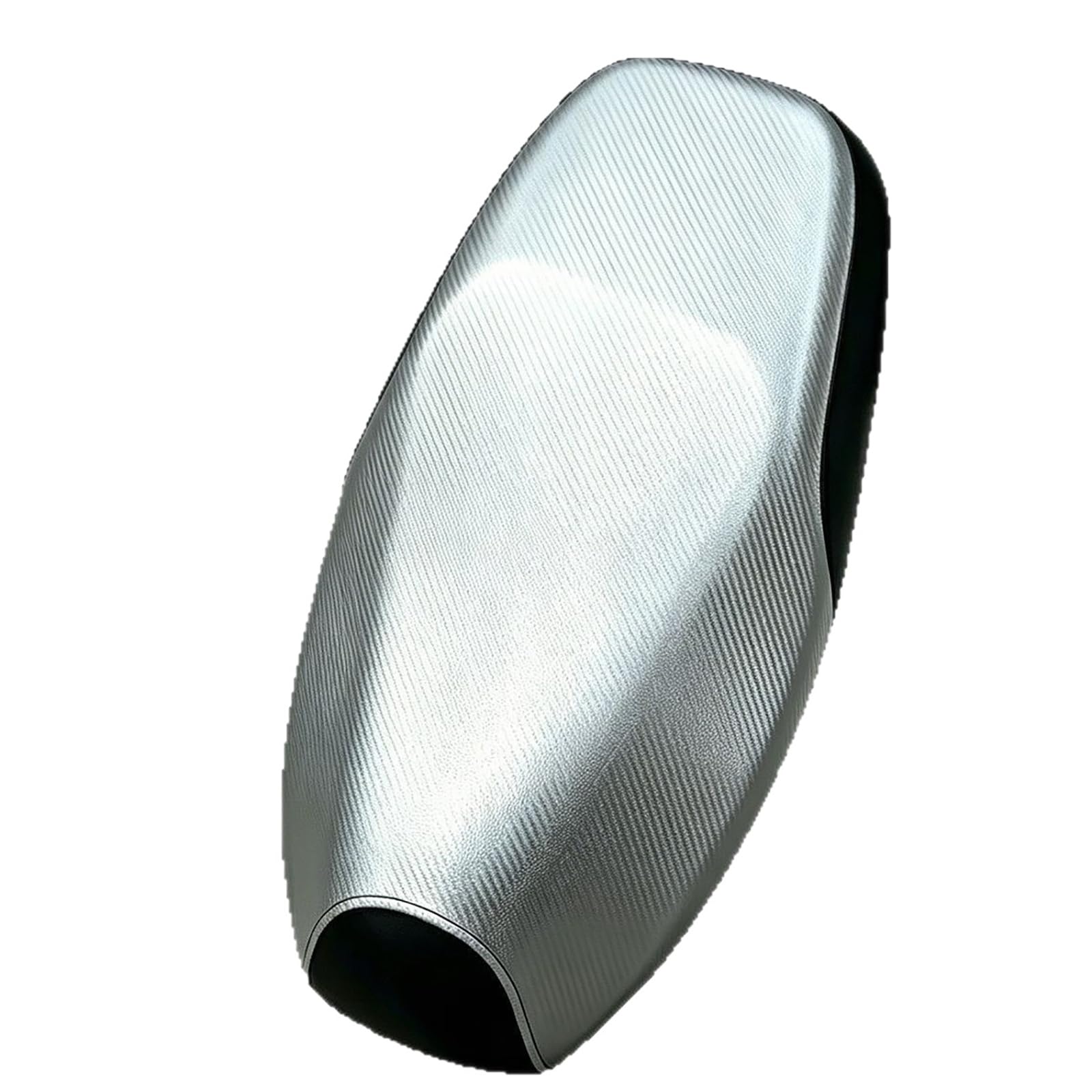 Mswborml Silver Motorcycle Seat Cover Sun Shade, Waterproof Motorcycle Scooter Seat Cover with Elastic Band, Heat-Insulating & Non-Slip Seat Cover Universal for Most Motorcycles Washable,S1