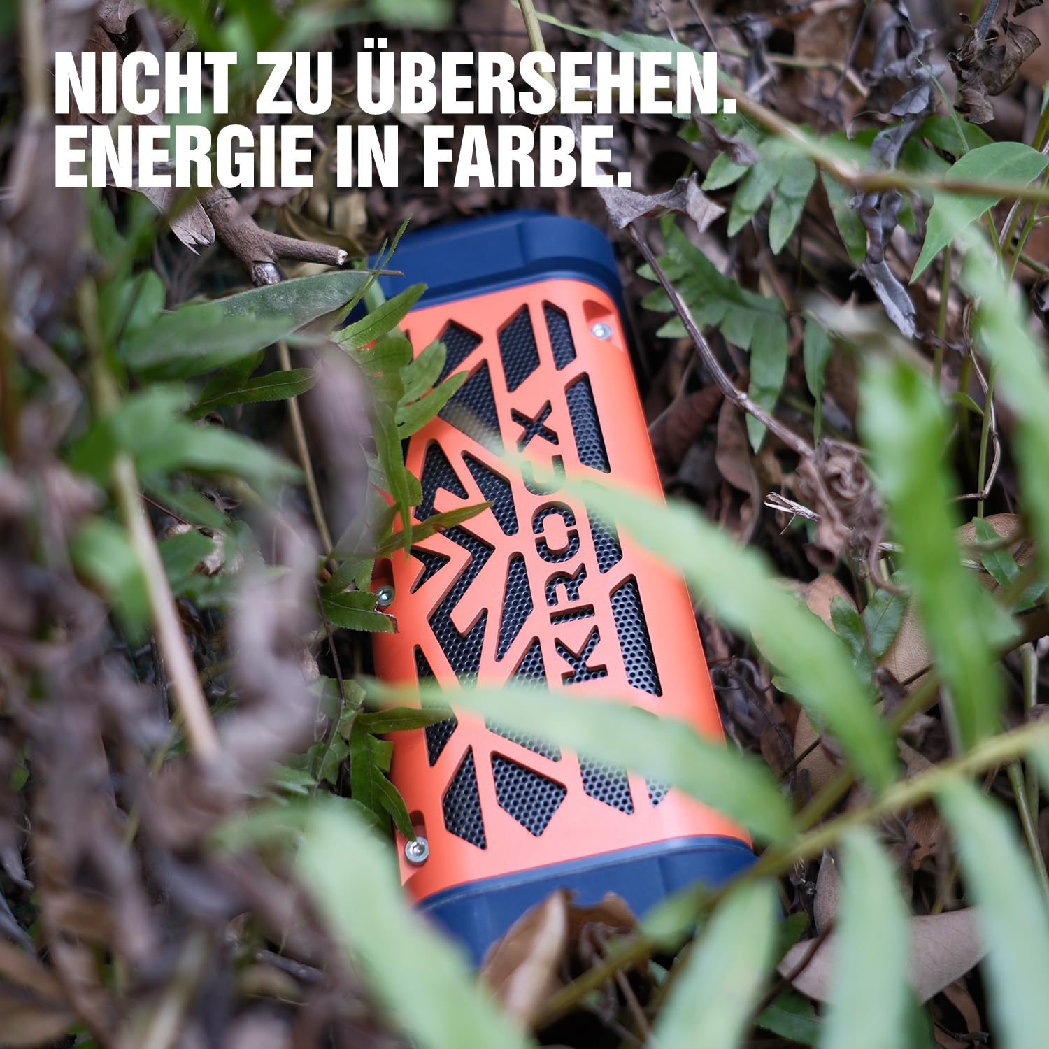 TRAVOR Magnet Bluetooth Lautsprecher aus Aluminium für Garage, Heimwerker | TWS & Bass Boost für Camper, Werkstatt & Baustelle IP68 gegen Regen, Staub & Schlamm 25 Std. Akku für Arbeit, Reise & Outdoor