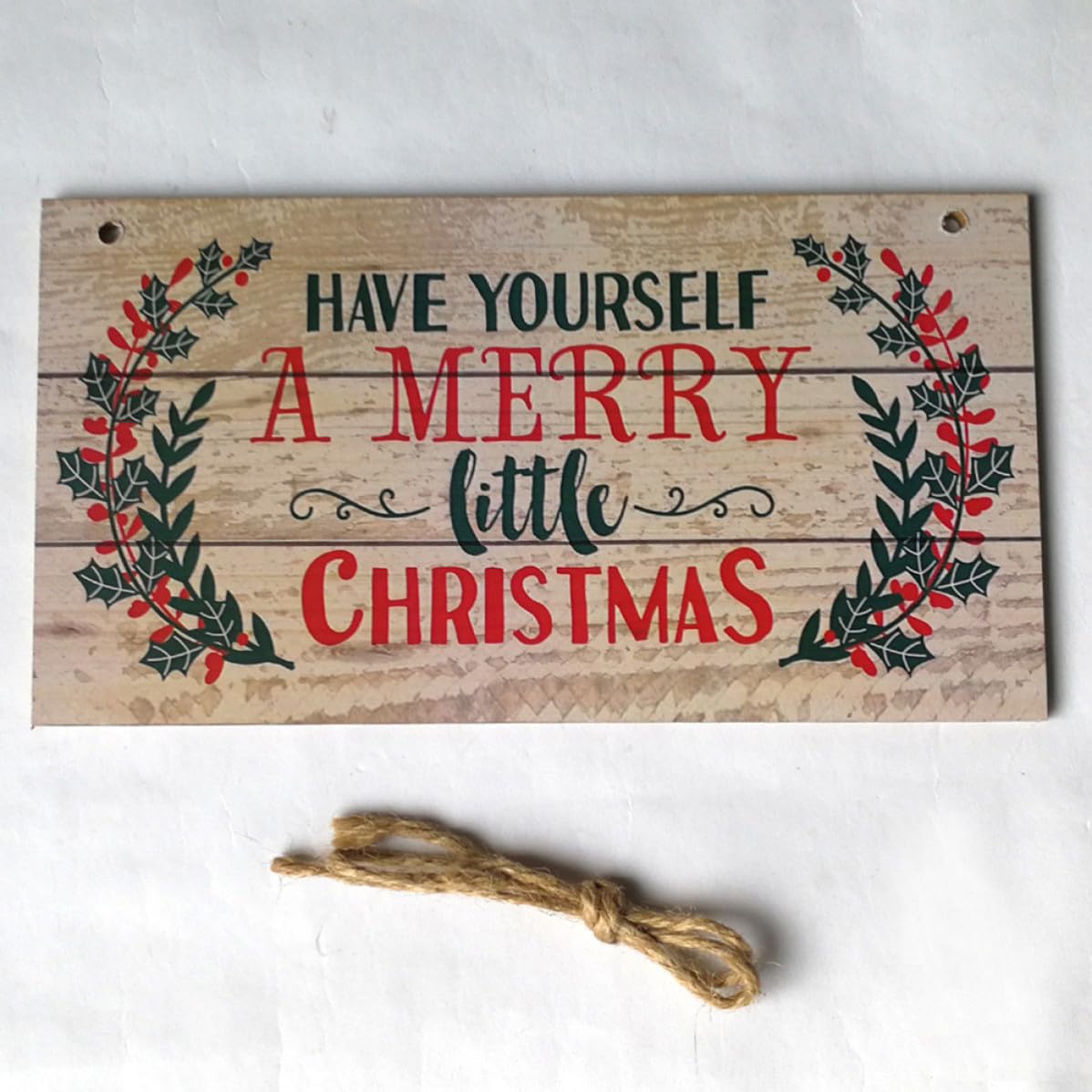 Weihnachtstürschmuck 20x10x0,5 Cm für Fenster und Wand