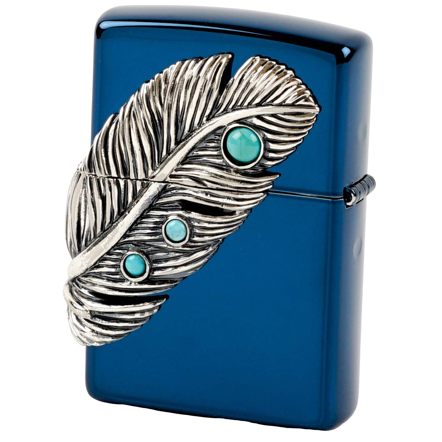 Amazon.co.jp: ZIPPO(ジッポー) ライター ブルー ビックフェザー 
