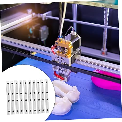 Miniatura 2 de Homoyoyo 10 unids galvanizado m8 recto ranura de aluminio conector de enlace de zinc plateado sujetador componente extensión de aluminio perfil