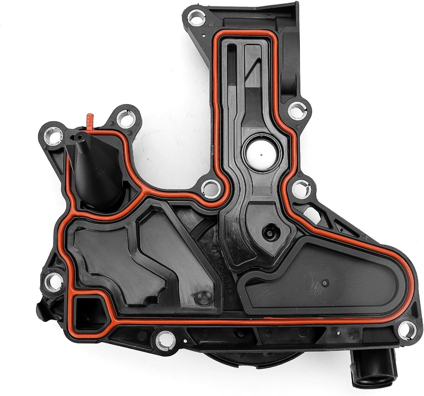 PCV Valve Engine Crankcase Vent Oil Separator Breather Hose 3-Piece Compatible with Audi A3 A4 A5 Q5 TT VW Beetle CC Jetta Passat Tiguan 1.8 2.0TSI Replace 06H103495AB,06H103495AH, 06H103495B