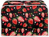 Vista 8 de Veniyate 2 Slice Toaster Cover Kitchen Mushroom Print Small Appliance Cover Bread Maker Dust and Fingerprint Protection, Lightweight and Durable