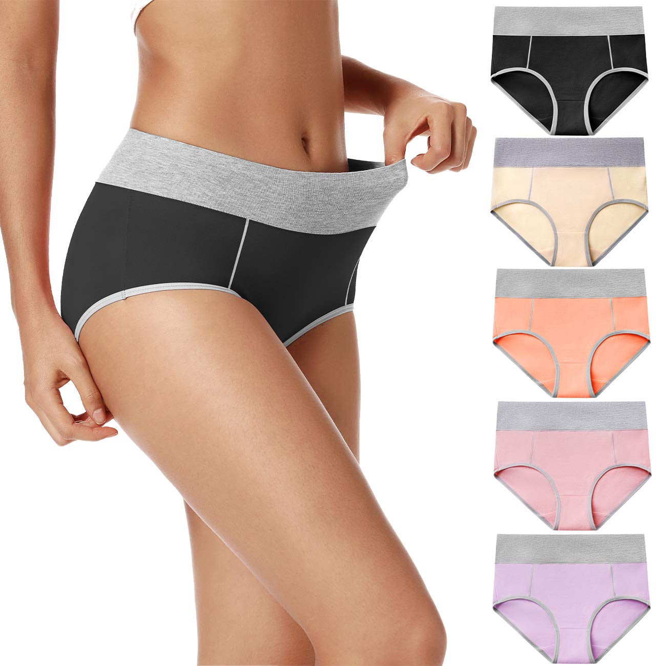 POKARLA Women's High Waist Cotton Underwear Soft Hipster Briefs Full Size - Review, Price and Buying Guide