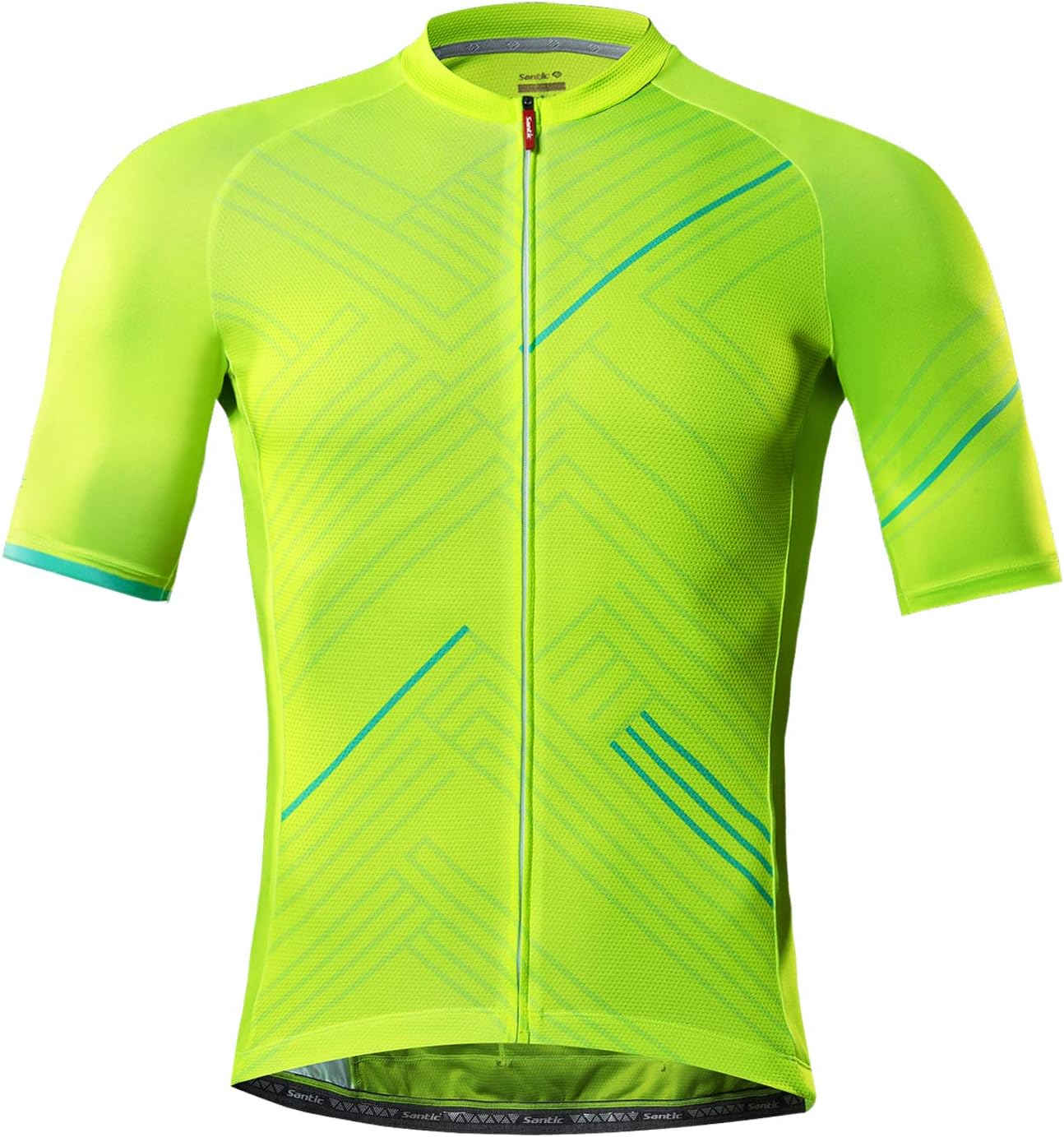 SanticCycling Jersey Men's Short Sleeve Tops Mountain Biking Shirts Bicycle Jacket with Pockets …