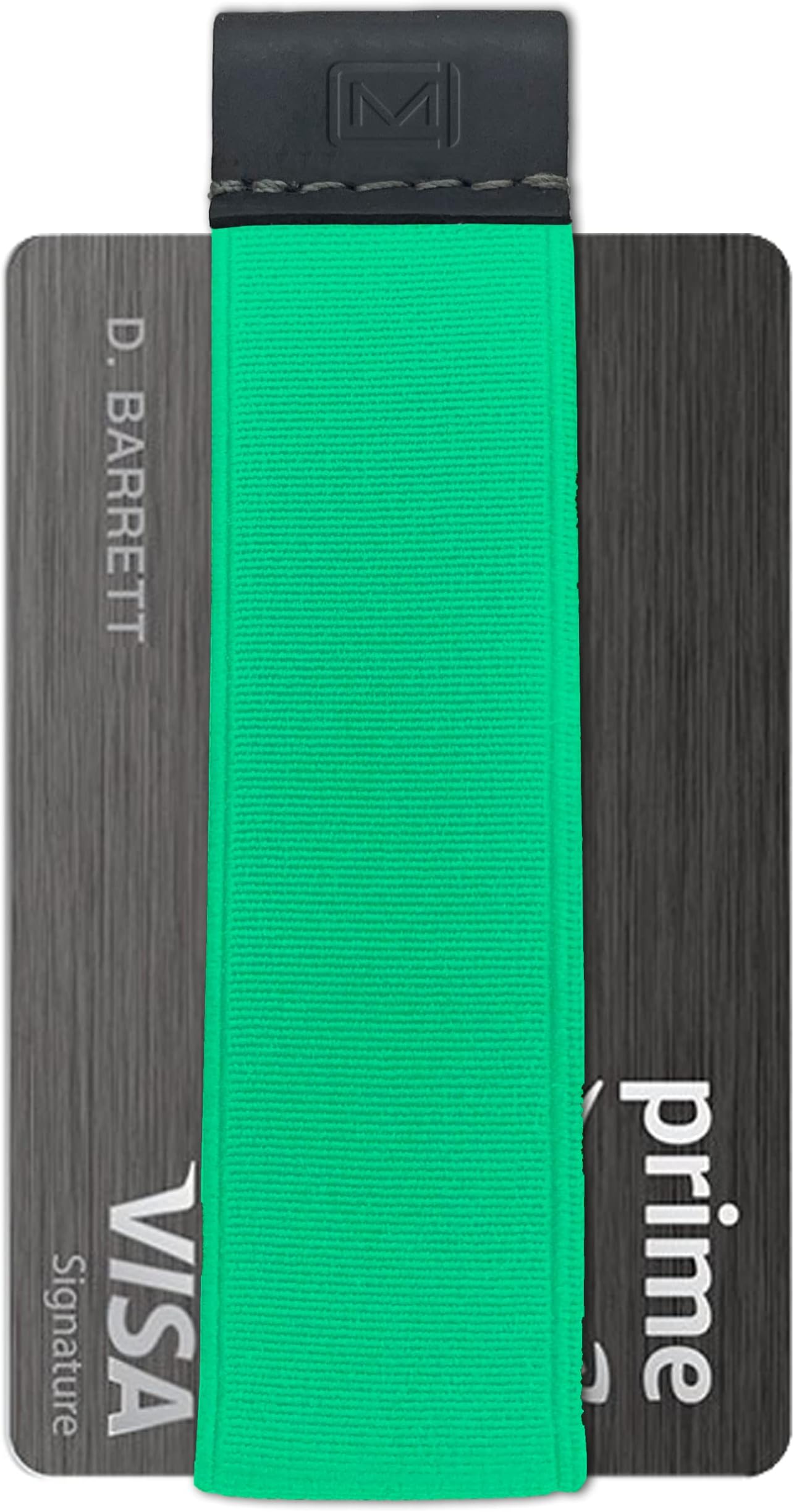 Modern CarryMinimalist Wallet for Men & Women, Elastic Band Credit Card Holder with Leather Tab, Quick Access, Expands & Contracts, A-Z Guarantee