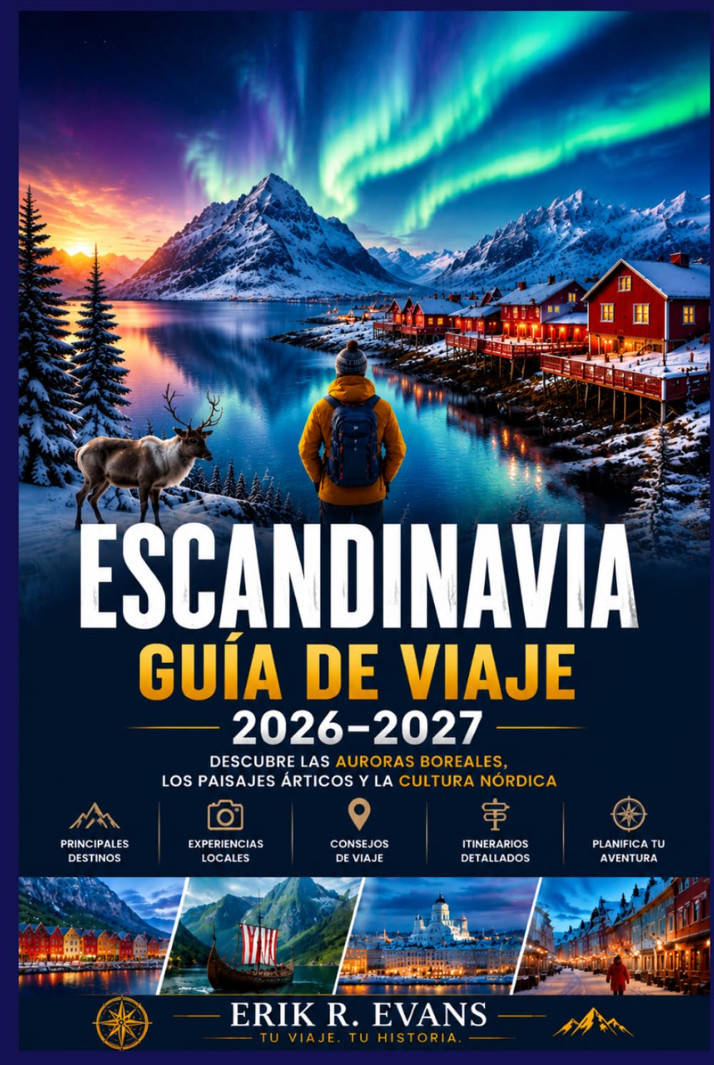 ESCANDINAVIA GUÍA DE VIAJE 2026-2027: Planifica mejor tu viaje por Dinamarca, Noruega y Suecia con itinerarios flexibles, rutas panorámicas, ... cultural y consejos para ahorrar dinero.