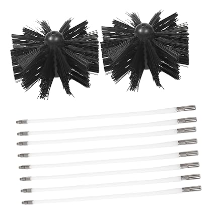 YARNOW 1 Set Fireplace Chimney Cleaning Kit Chimney Sweeping Kit Professional Chimney Chimney Clean Tools Cleaning Supplies Convenient Brush Nylon Pipeline Cleaning Brush